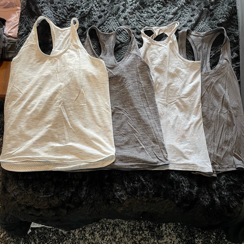 Lot of Lululemon tank tops!